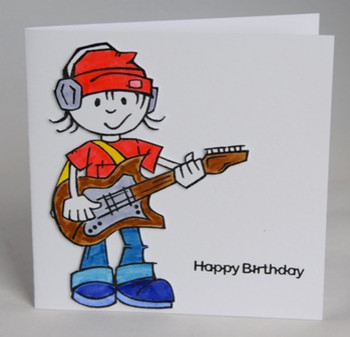 A fun handmade birthday card for a young boy handmade by ...