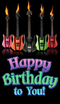 Happy birthday to you image with guitars pictures photos ...