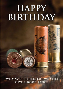 Csp old shotgun cartridges photograph happy birthday blank