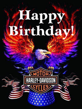 Happy birthday harley davidson eagle harley davidson