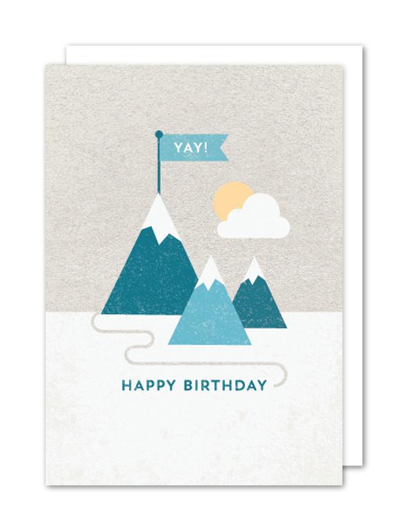 Happy birthday mountains – the strawberry card co