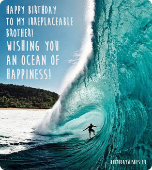 Wishing you an ocean of happiness