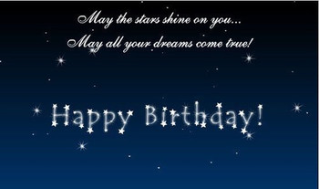 May the stars shine on you free happy birthday ecards gre...