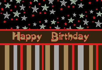 Happy birthday stars and stripes by donnagrayson redbubble