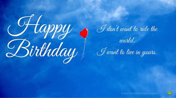 Birthday-wish-for-my-wife-with-red-ballon-up-in-the-sky