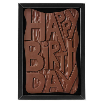 Happy birthday chocolate by hotel chocolat