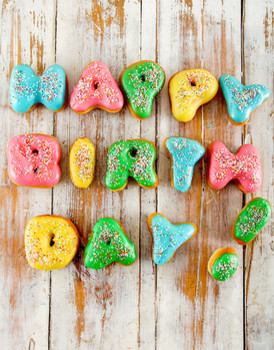 Buy happy birthday mini doughnuts online – netflorist