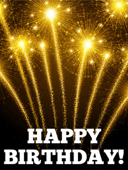 Lets celebrate birthday fireworks card birthday amp greet...
