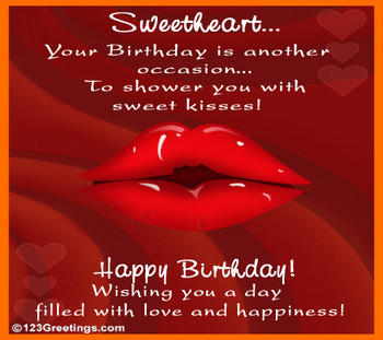 Birthday kiss animated gif images pictures birthday hd im...