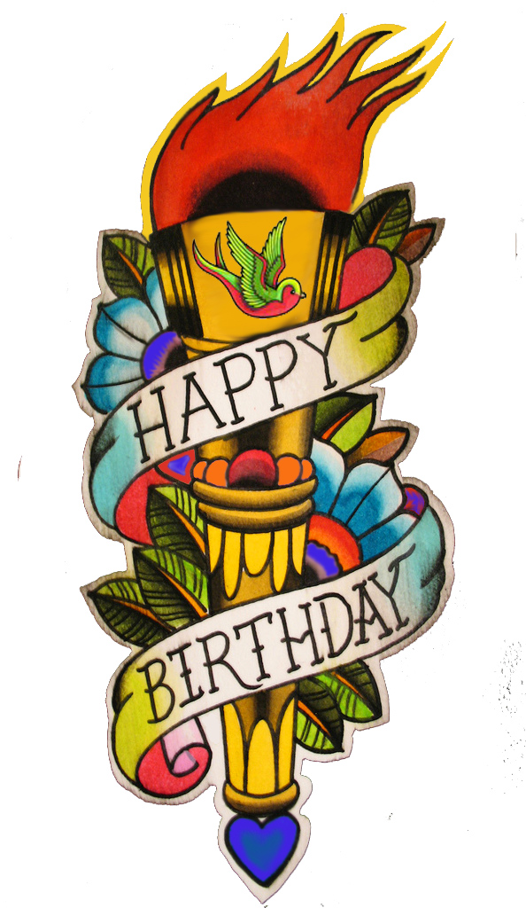 Card Happy Birthday Mum Mother Tattoo Fun Design Gift CP2715  Amazonde  Stationery  Office Supplies