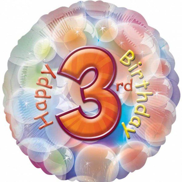 Happy 3rd birthday images 💐 — Free happy bday pictures and photos ...