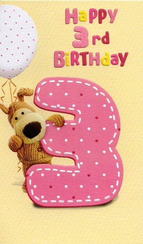 Happy 3rd birthday images 💐 — Free happy bday pictures and photos ...