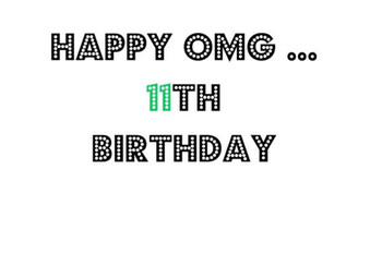 Happy OMG 11th Birthday