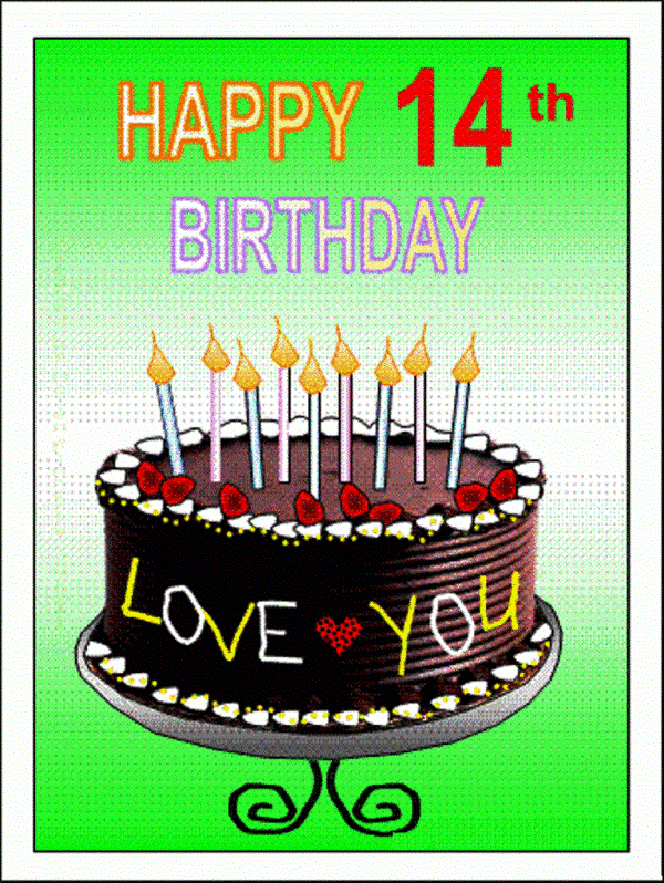 Happy 14th birthday images 💐 — Free happy bday pictures and photos