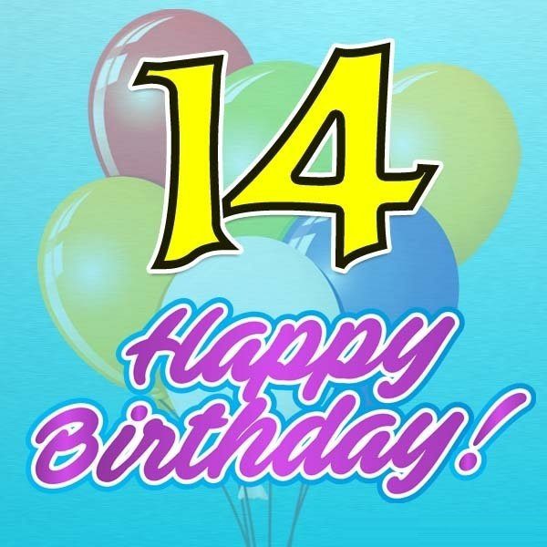 Happy 14th birthday images 💐 — Free happy bday pictures and photos ...