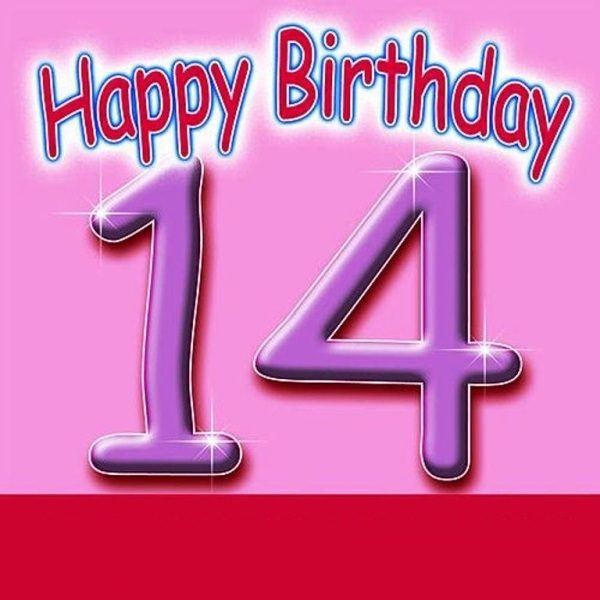 Happy 14th birthday images 💐 — Free happy bday pictures and photos ...