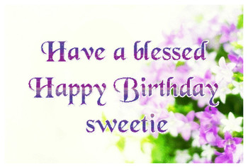 Birthday ecard for wife have a blessed happy birthday swe...