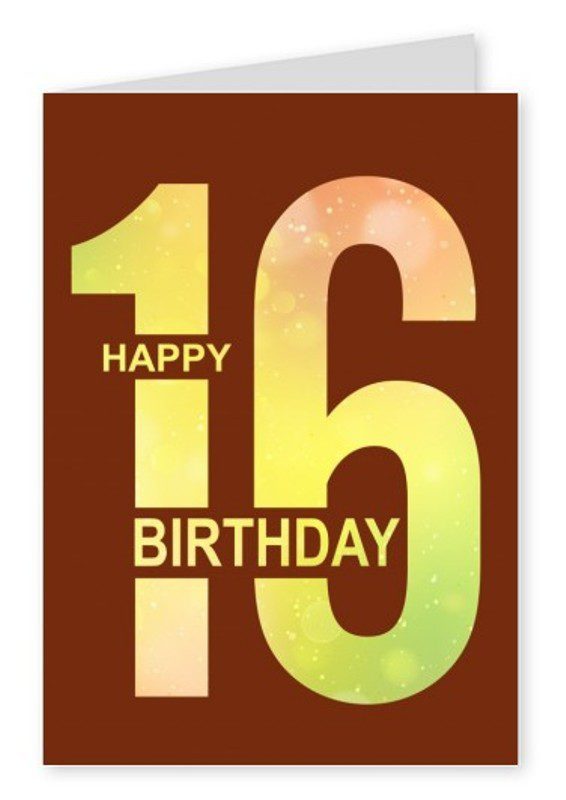 Happy 16th birthday images 💐 — Free happy bday pictures and photos ...