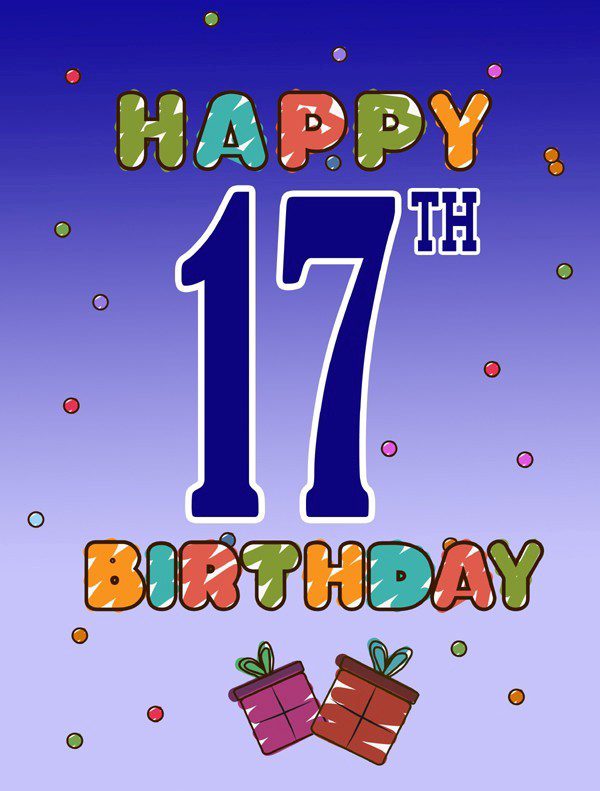 happy 17th birthday for boys
