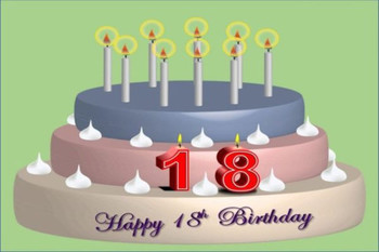 18th Birthday Cake Image