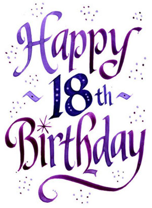 Happy 18th Birthday Images Free Happy Bday Pictures And Photos BDay card