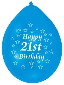 Happy 21st Birthday With Balloon