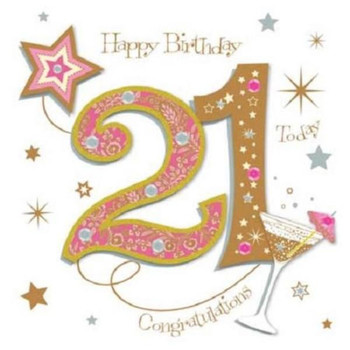 Happy Birthday 21st Congratulations