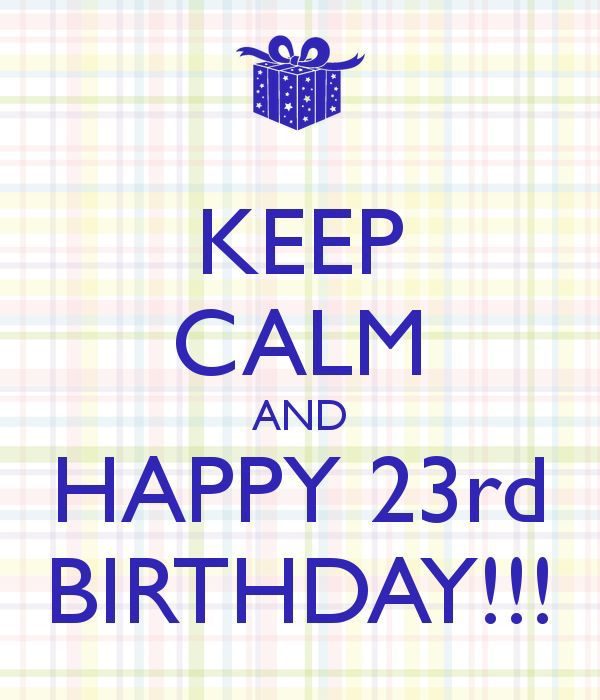 Happy 23rd birthday images 💐 — Free happy bday pictures and photos ...