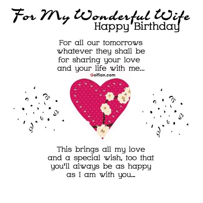 Printable Birthday Cards For Wife Free