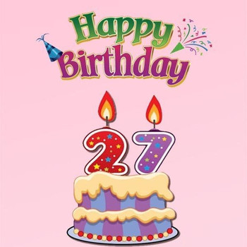 27th Birthday Cake