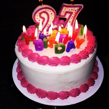 27th Birthday Cake Pic