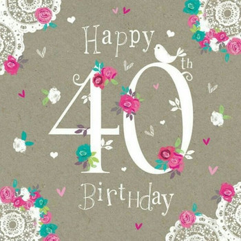 Happy 40th Birthday Image