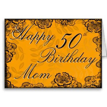 Happy 50th Birthday Mom