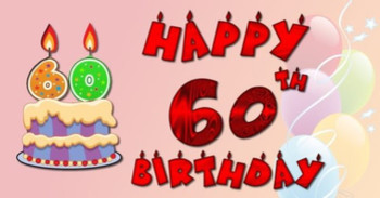 60th Birthday Cake Image