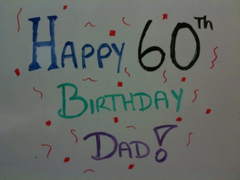 Happy 60th Birthday Dad