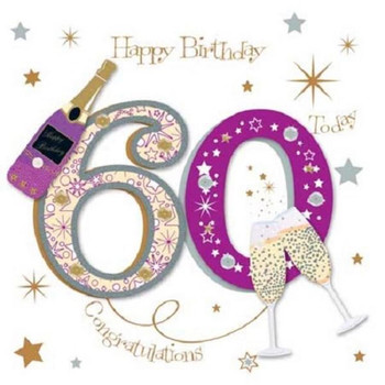 Happy 60th Birthday Congratulations
