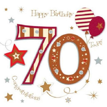 Congratulations 70th Happy Birthday