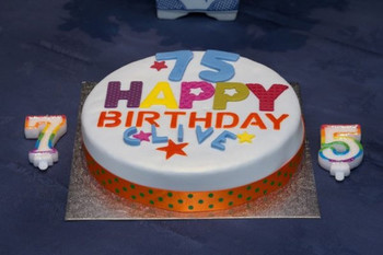 75th Birthday Cake Image