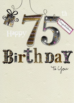 Congratulations 75th Birthday