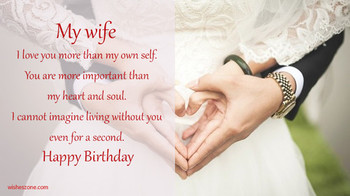 Happy birthday wishes for wife birthday sms for wife