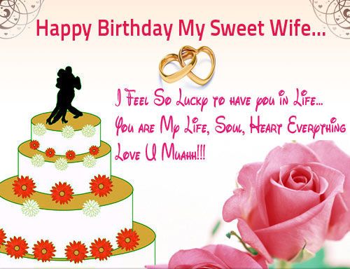 Happy birthday my sweet wife pictures