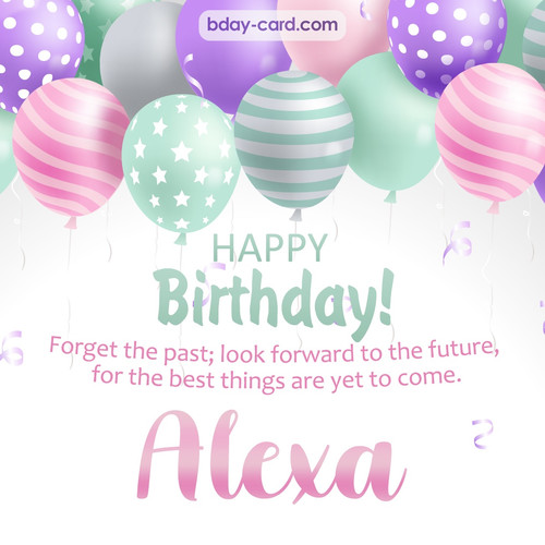Birthday pic for Alexa with balls