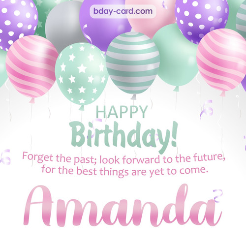 Birthday pic for Amanda with balls