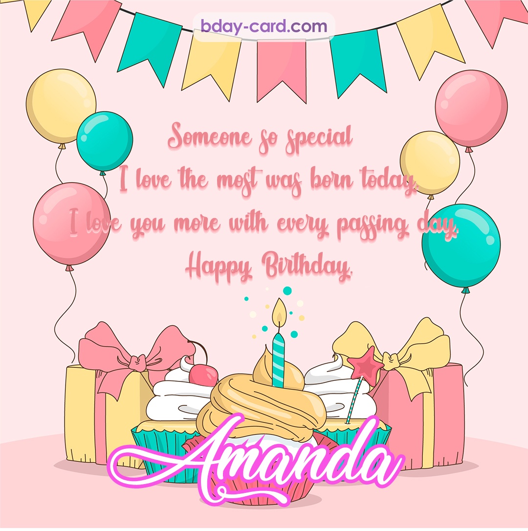 Birthday images for Amanda — Free happy bday pictures and photos