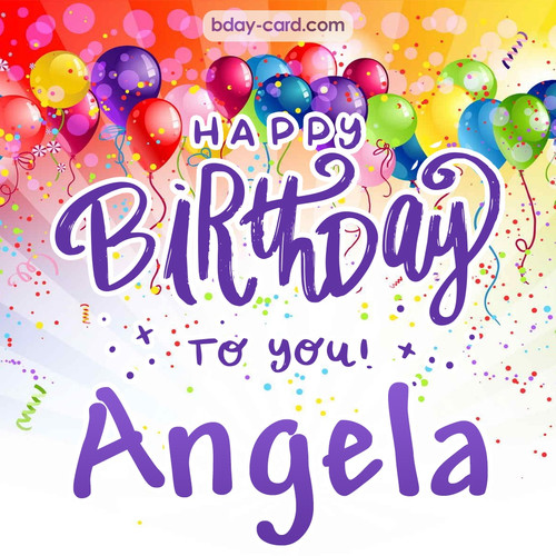 Beautiful Happy Birthday images for Angela