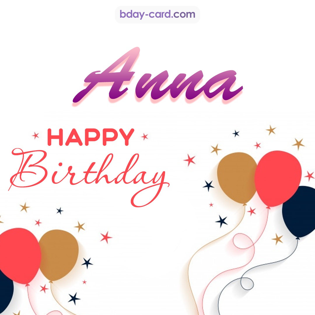 Birthday Images For Anna 💐 — Free Happy Bday Pictures And Photos Bday