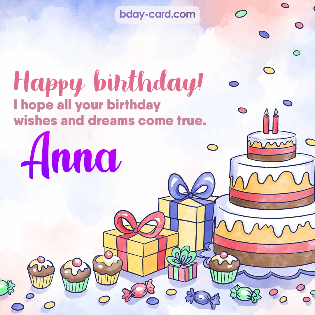 Birthday images for Anna  — Free happy bday pictures and photos ...