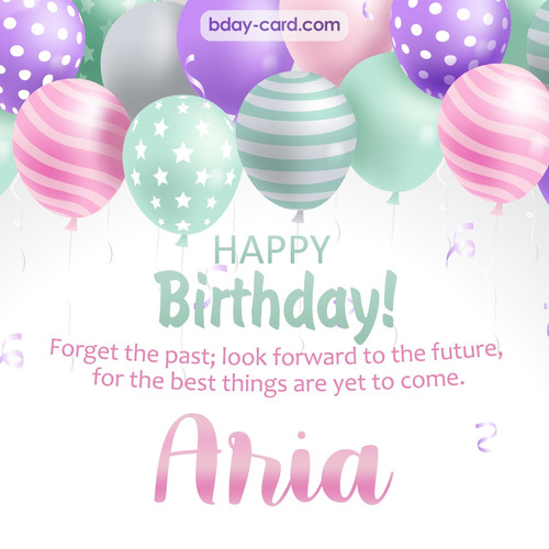 Birthday images for Aria 💐 — Free happy bday pictures and photos | BDay ...