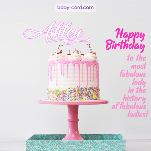 ▷ Happy Birthday Ashley GIF 🎂 Images Animated Wishes【27 GiFs】