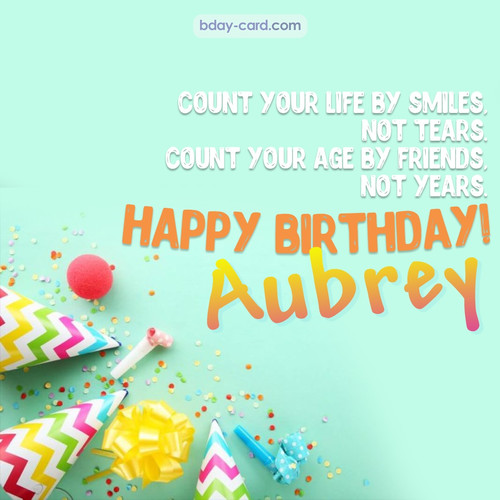 Birthday pictures for Aubrey with claps